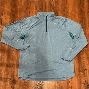 Nike Element Men's Blue Quarter-Zip Dri-Fit Jacket Sz XL (B3)